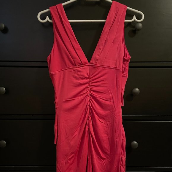 Women's Dress From LE Chateau Hot Pink - Picture 2 of 8